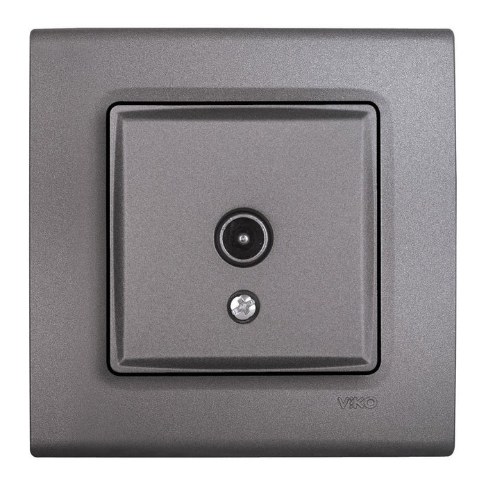 TV OUTLET GRAY 12DB VIKO BY PANASONIC Linnera Life
