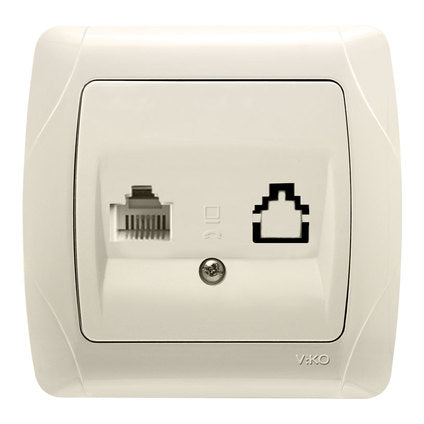SOCKET COMPUTER RJ45 CAT 5E VIKO BY PANASONIC Carmen