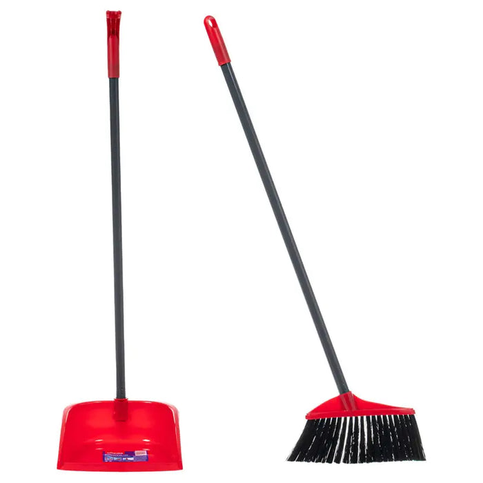 VILEDA BROOM AND FOLDING SHOVEL SET - Мопове метли четки<<<Домашни потреби<<<Кухня<<<Praktiker