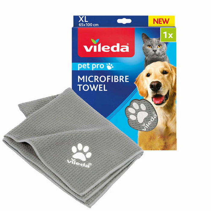 Microfibre Towel Vileda 172651 Grey XL 65 x 100 cm