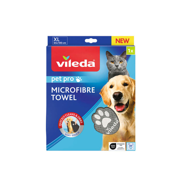 Microfibre Towel Vileda 172651 Grey XL 65 x 100 cm