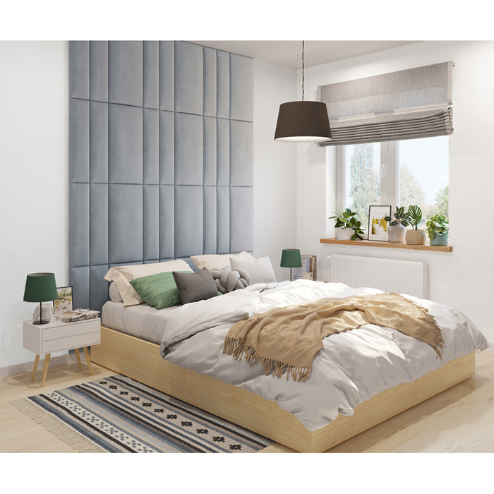 UPHOLSTERED PANEL VILO REGULAR 2 GREY 15X60 CM.