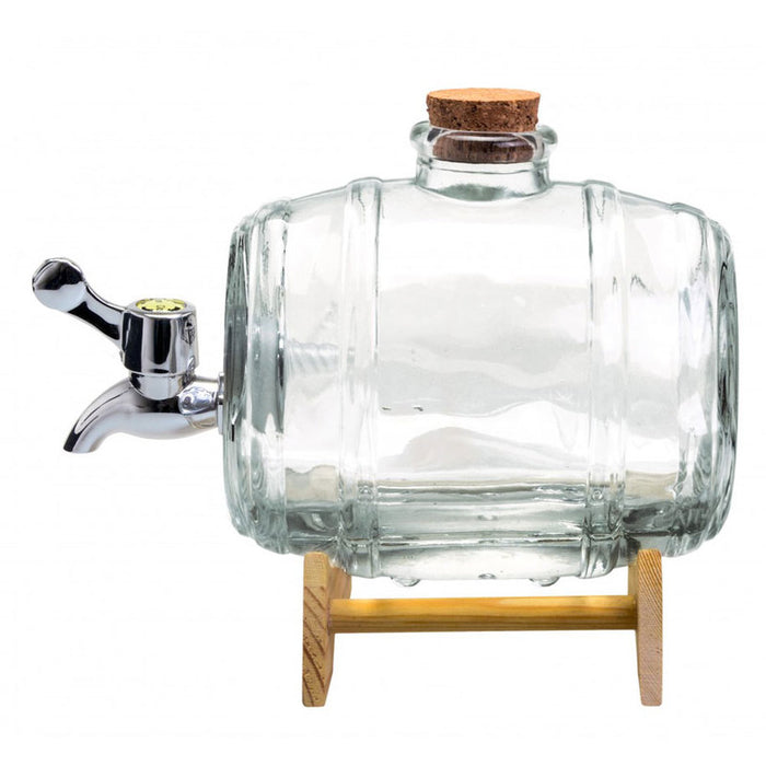 GLASS DISPENSER FOR ALCOHOL KEG 1 L VIN BOUQUET