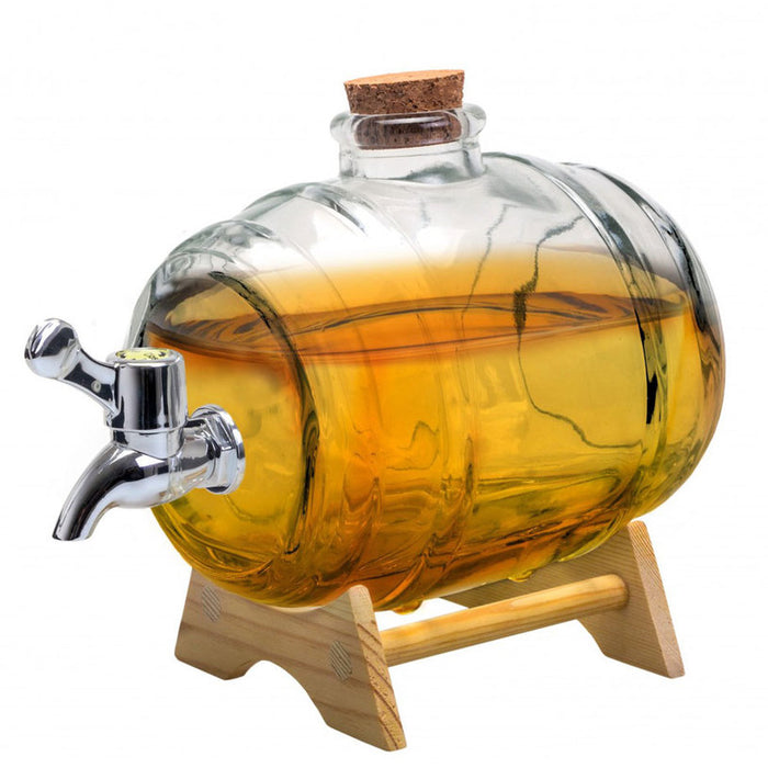 GLASS DISPENSER FOR ALCOHOL KEG 1 L VIN BOUQUET