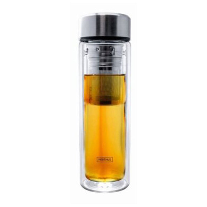 DOUBLE-WALLED GLASS BOTTLE INFUSER 350 ML VIN BOUQUET