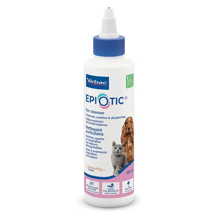 VIRBAC EpiOtic Ear Cleanser -  ear care liquid for dogs and cats - 125ml