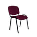 Visitor chair Iso Black burgundy - Офис столове<<<За офиса<<<ZoraSite