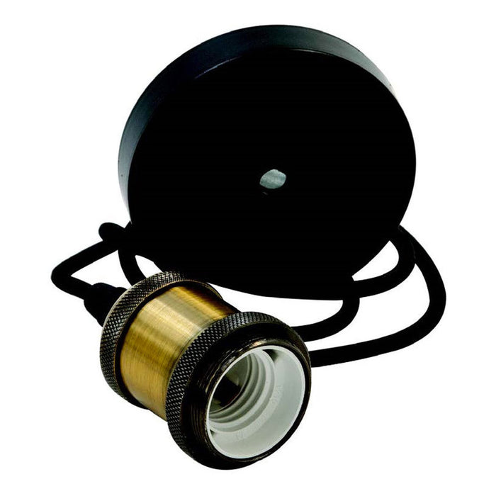 PENDANT RETRO 1M GOLD/BLACK VITO ESTELLE