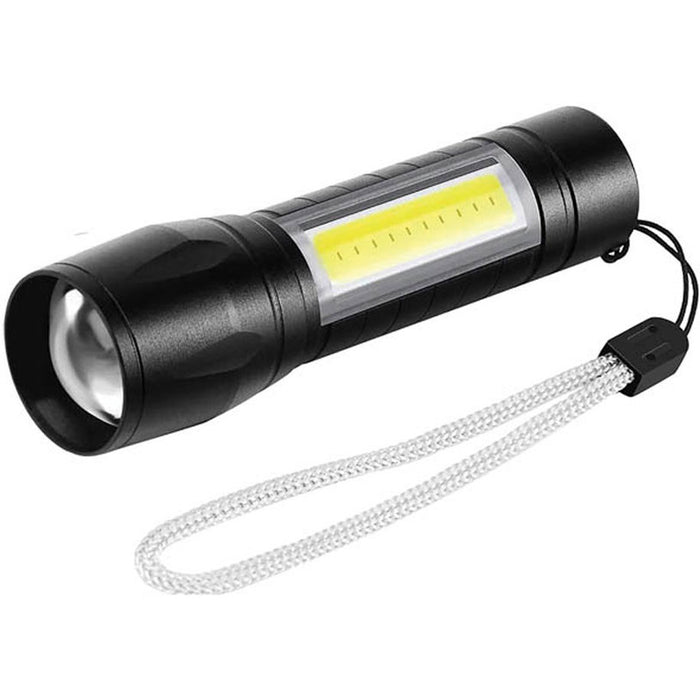 FLASHLIGHT 3W 200LM USB 400MAH LI-ION BATTERY VITO