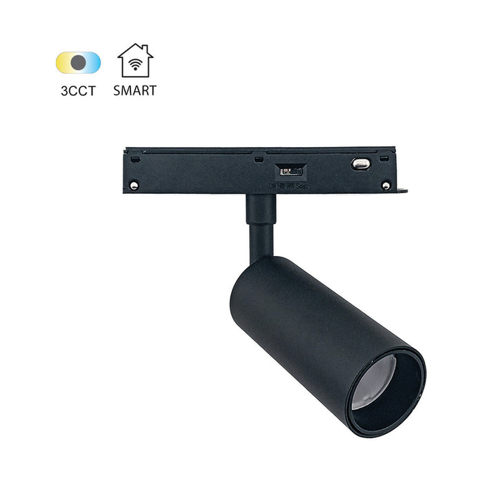 LED SPOTLIGHT 5W 3000K-6000K FOR MAGNETIC RAIL MOUNTING BLACK VITO