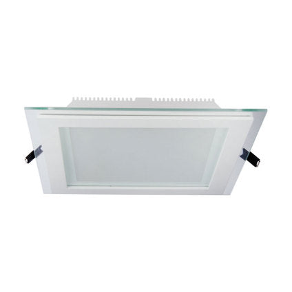 LED PANEL SQUARE GLASS 12W SMD 4000K 12.5 CM VITO LENA