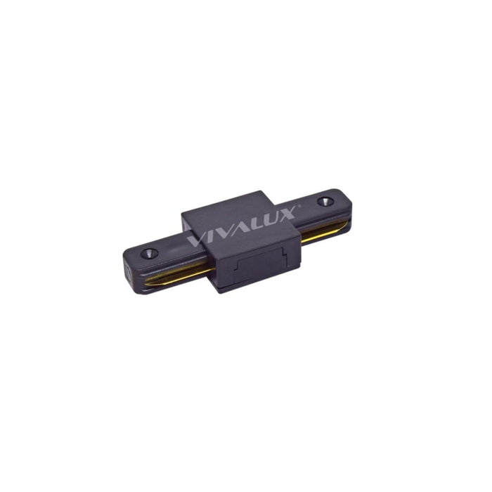 VIVALUX STRAIGHT BLACK RAIL CONNECTOR