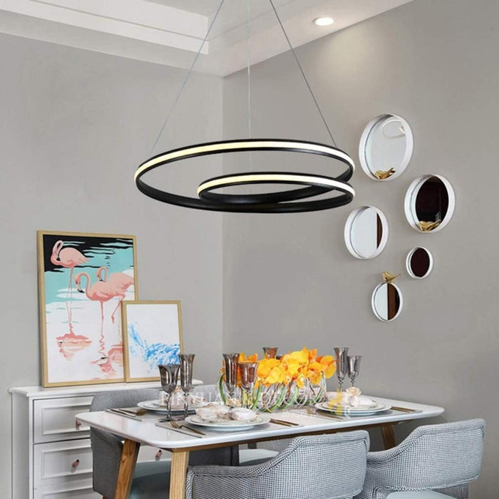 LED PENDANT 43W 3000-6500K 2158LM BLACK VIVALUX FEEL