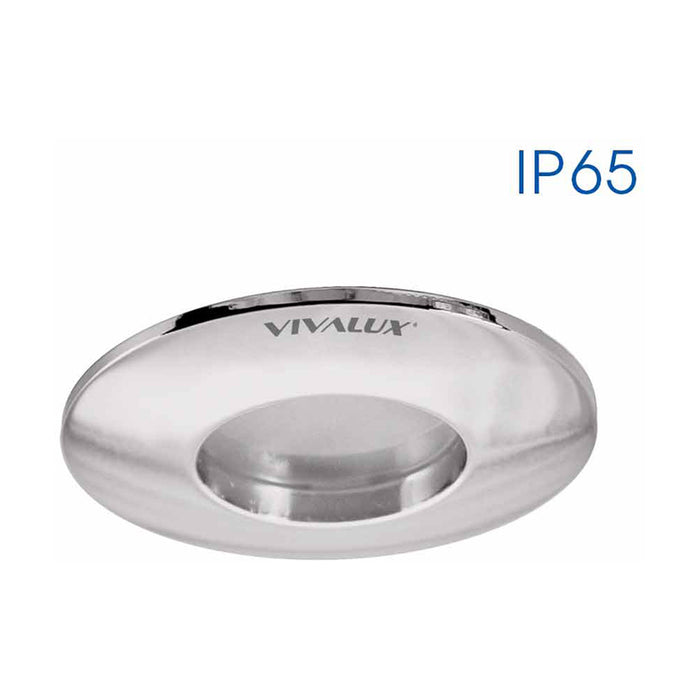 MOON CIRCLE MOISTURE PROTECTED CHROME SL120 Ф86MM IP65 VIVALUX MICA