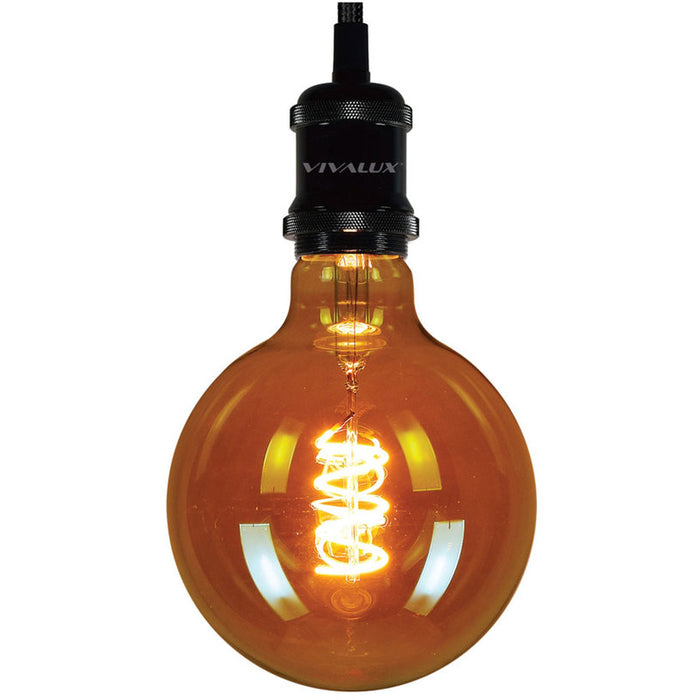 LED BULB VINTAGE E27 4W 2200K 300LM GFD125 DIMMABLE VIVALUX