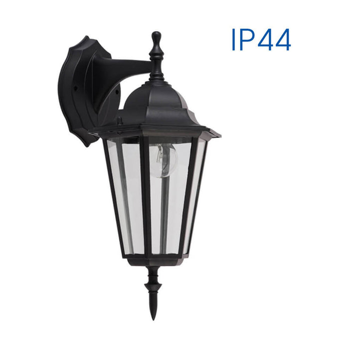 GARDEN LANTERN UPPER BRACKET BLACK E27 VIVALUX MARIBOR