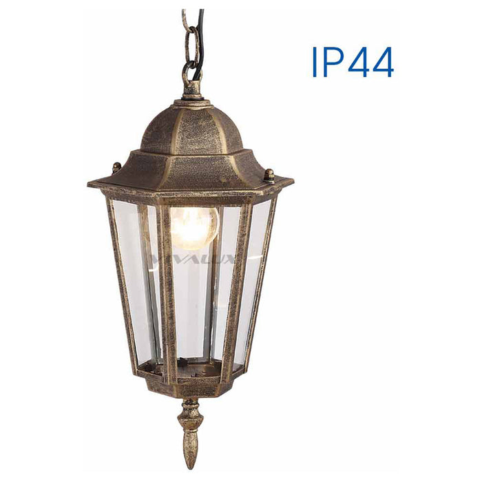 GARDEN LANTERN HANGING GOLD E27 VIVALUX MARIBOR