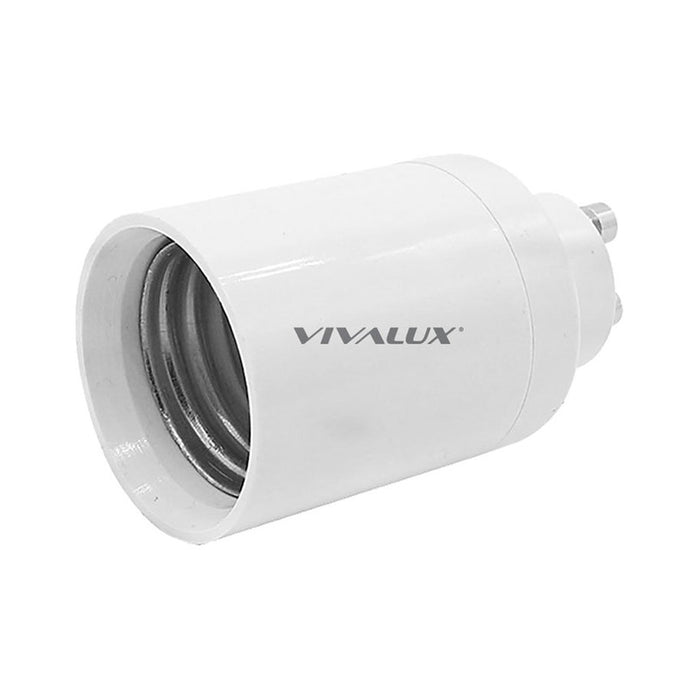 SOCKET ADAPTER GU10 TO E27 IP20 VIVALUX