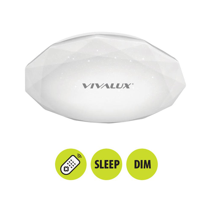 LED CEILING LAMP 36W Ф39.5 3000-6400K 2880LM DIMMABLE VIVALUX JEWEL
