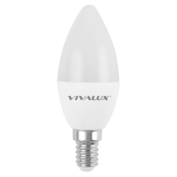 LED BULB E14 8W 806LM CANDLE 3000K VIVALUX