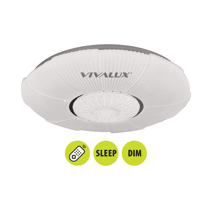 LED CEILING LAMP 60W 3000-6400K MULTIFUNCTIONAL+REMOTE VIVALUX AVIS