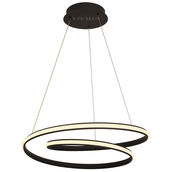LED PENDANT 43W 3000-6500K 2158LM BLACK VIVALUX FEEL
