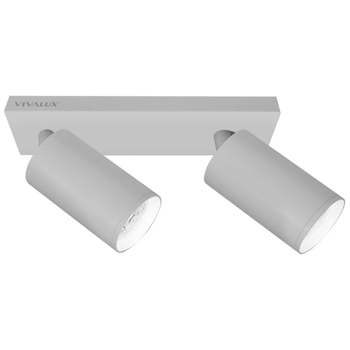 LINEAR SPOT 2XGU10 WHITE VIVALUX LUX