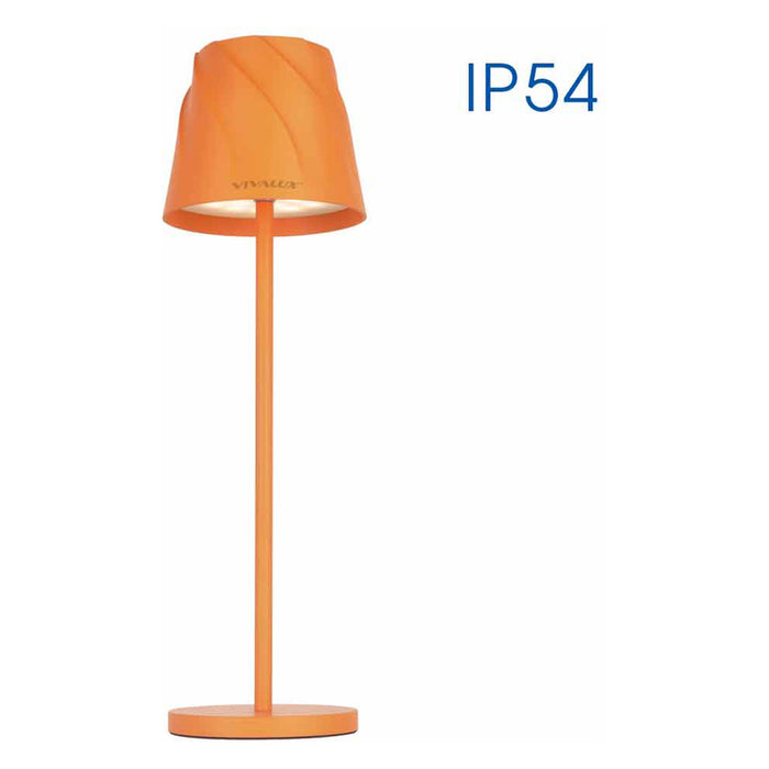 USB DESK LAMP 3W 4000K IP54 DIMMABLE ORANGE VIVALUX ESTELLA