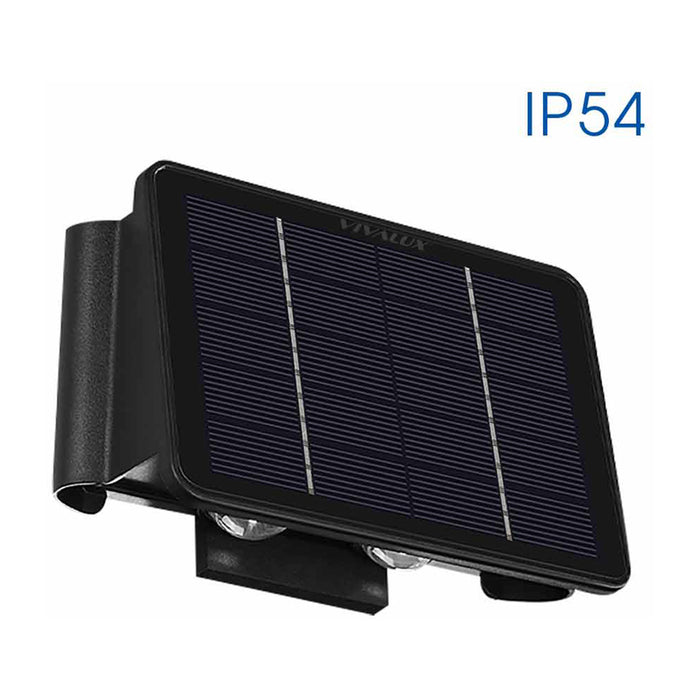 LED SOLAR WALL 10W 4000K IP54 VIVALUX DOMINO