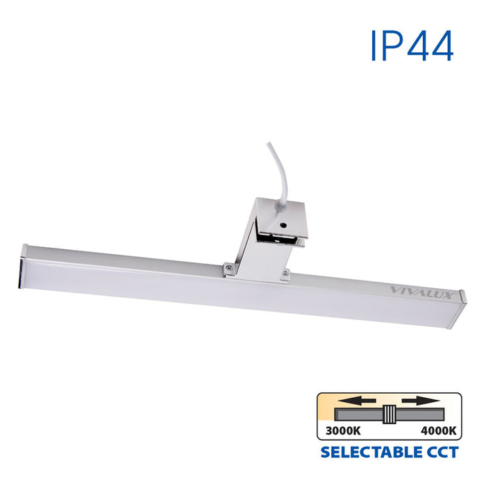 LED FIXTURE 8W 3000-4000K IP44 CHROME VIVALUX ARMI