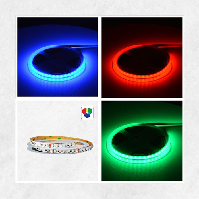 LED STRIP 120/1 18W IP20 5M RGB VIVALUX
