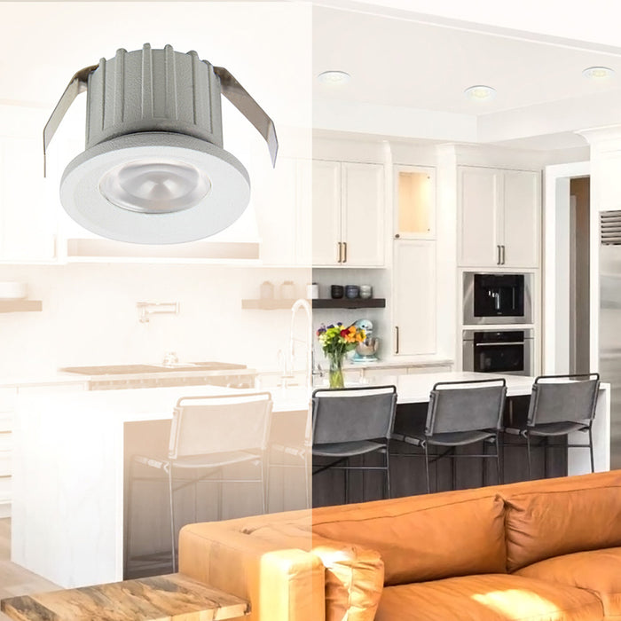 LED MOON 3W CL 4000K 230V WHITE VIVALUX OMIX