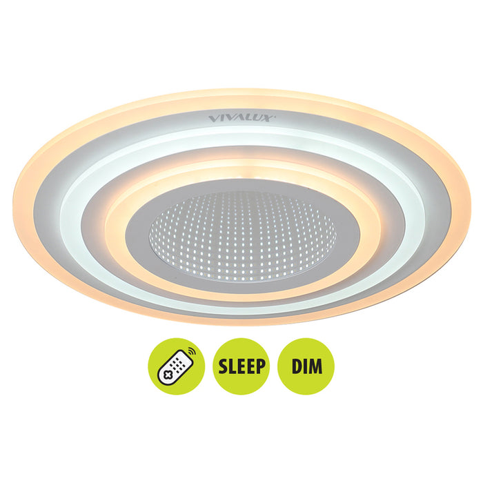 LED CEILING LAMP 75W 4000K 50CM WITH REMOTE VIVALUX SATURN