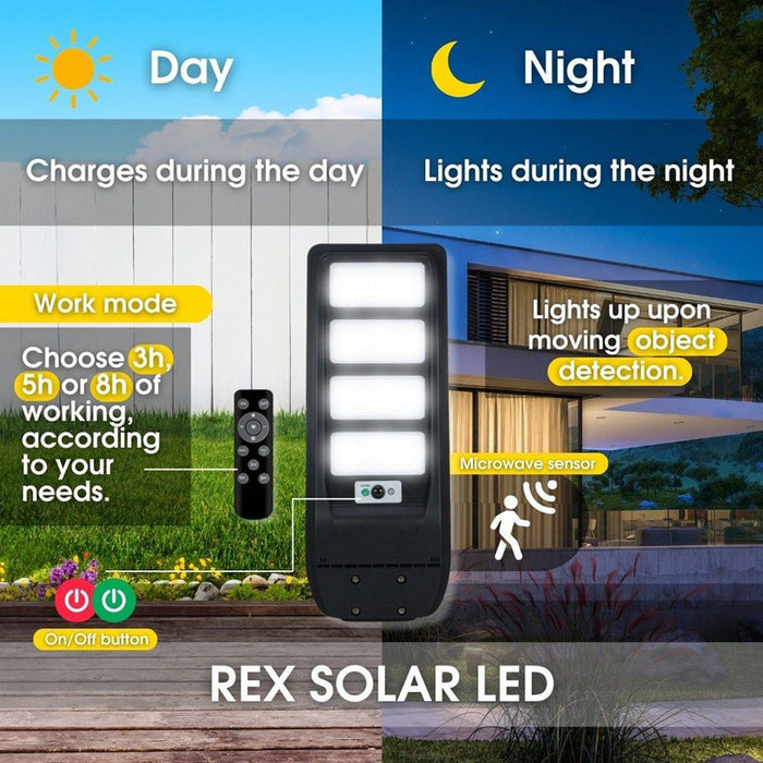 LED SOLAR STREET LAMP 100W 6400K IP65 VIVALUX REX
