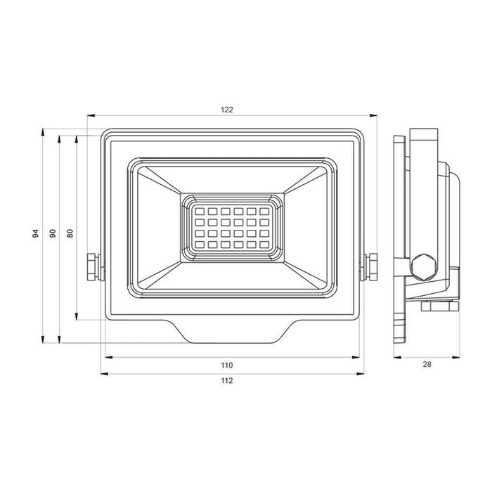 LED SPOTLIGHT 20W 6400K IP65 VIVALUX RICH