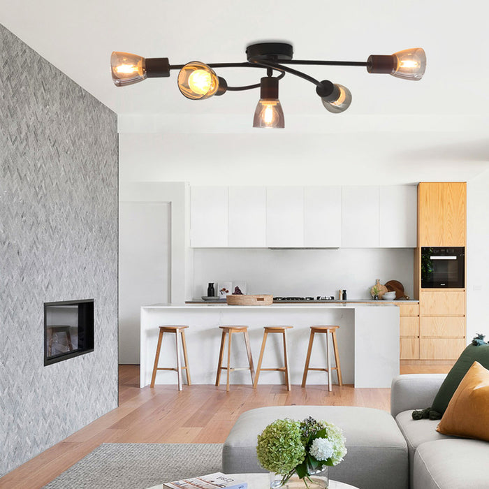 SPOTLIGHT 5XE14 BLACK VIVALUX DANTE