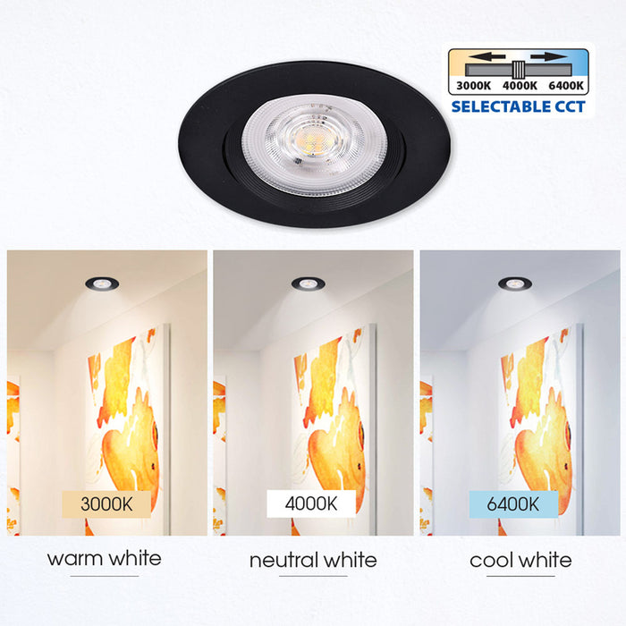 LED MOON FOR BUILT-IN 5W 3000K-6400K 350LM IP20 VIVALUX RAYA