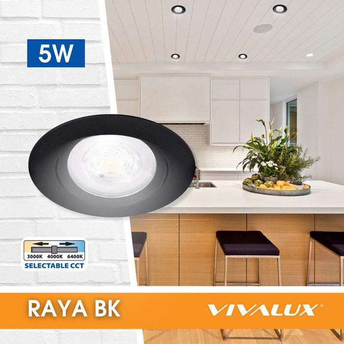 LED MOON FOR BUILT-IN 5W 3000K-6400K 350LM IP20 VIVALUX RAYA