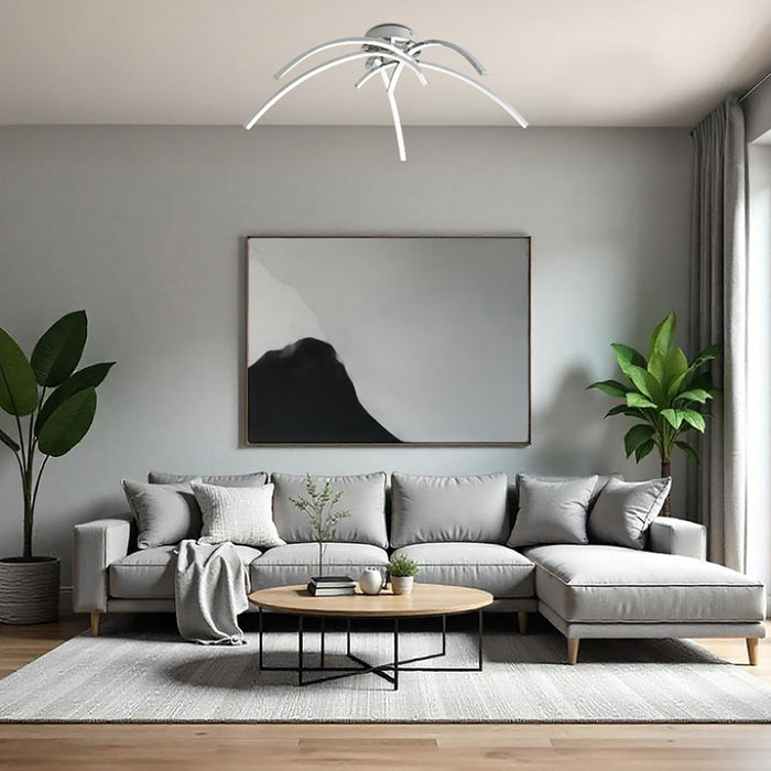 LED CEILING LAMP 36W 3000-6400K 2620LM 60CM CHROME VIVALUX LOREIN