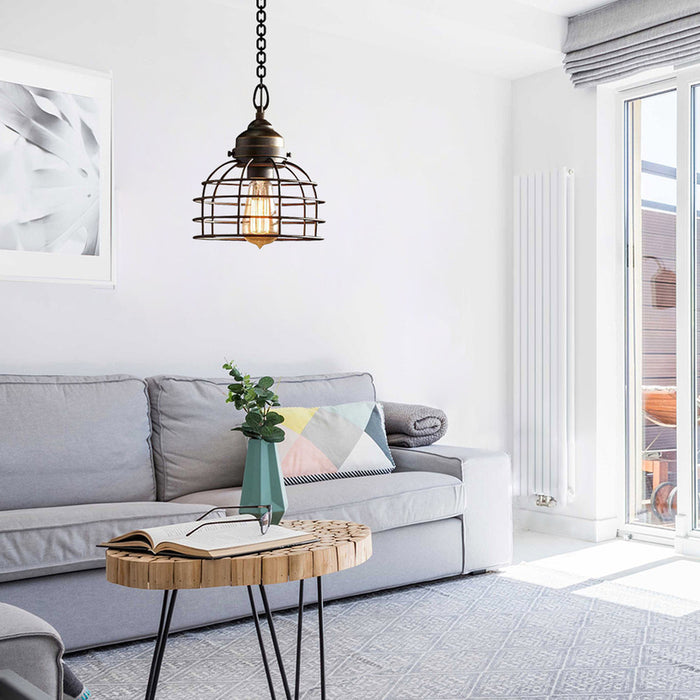 CHANDELIER E27 24CM BLACK VIVALUX BERNARD-W