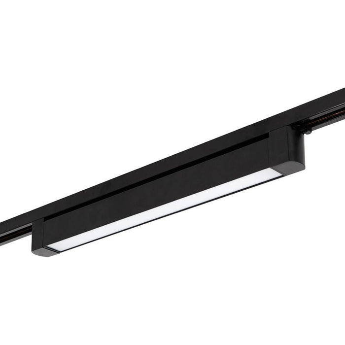 LED LINEAR FIXTURE 30W 3CCT 2000LM FOR RAIL MOUNTING BLACK VIVALUX DRAX