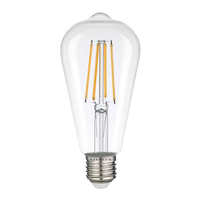 LED BULB E27 8W 1055LM 3000K FILAMENT VIVALUX