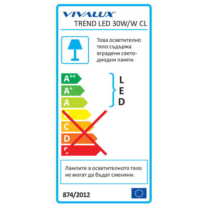 LED SPOTLIGHT 30W 4000K 2400LM IP65 VIVALUX TREND