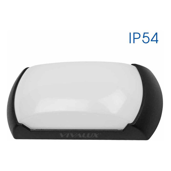 LED MOISTURE PROTECTION CEILING LAMP 12W 4000K BLACK VIVALUX CAPRI
