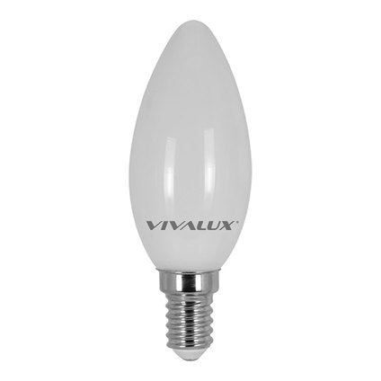 LED BULB FILAMENT E14 4W 3000K CANDLE VIVALUX