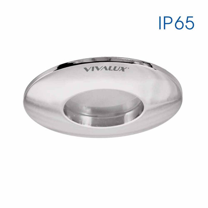 MOON CIRCLE MOISTURE PROTECTED CHROME SL120 Ф86MM IP65 VIVALUX MICA