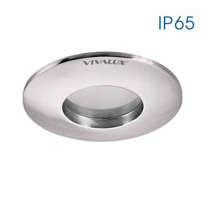 MOON CIRCLE MOISTURE PROTECTED NICKEL MAT SL120 Ф86MM IP65 VIVALUX MICA
