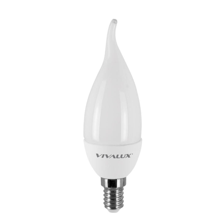 LED BULB E14 6W 470LM 3000K FLAME VIVALUX