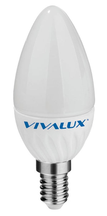 LED BULB E14 6W 480LM 4000K CANDLE VIVALUX