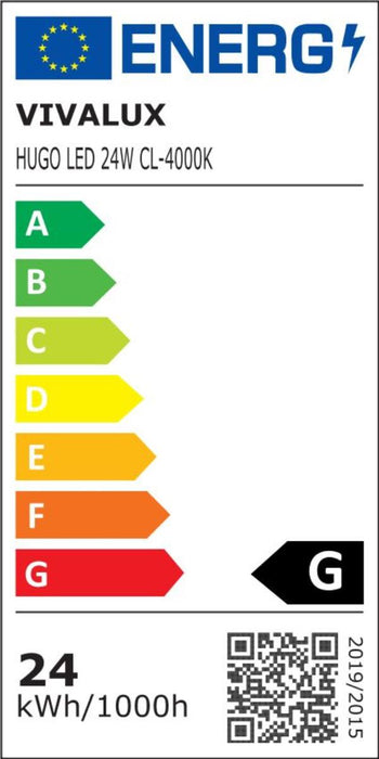 LED CEILING 22.5/22.5CM 24W 230V 4000K